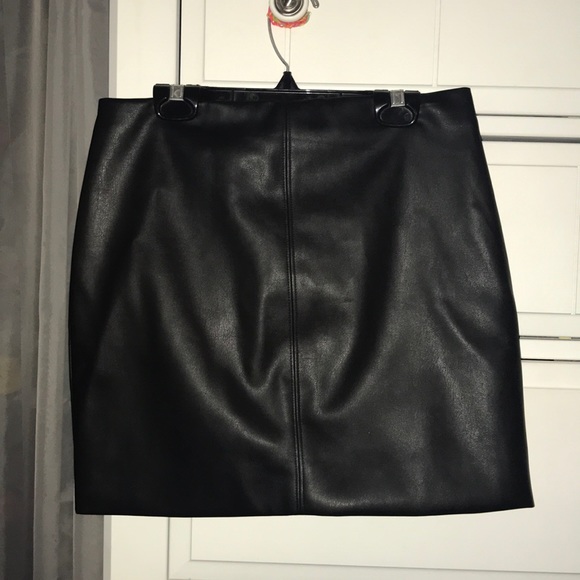 Dresses & Skirts - Faux leather skirt- hollister Dresses & Skirts - Faux leather skirt- hollister